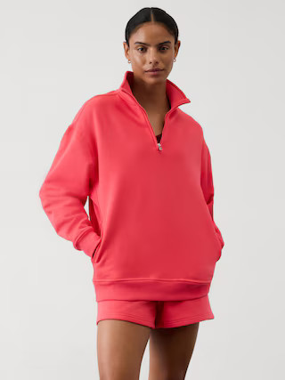 Forever Fleece 1/4 Zip Sweatshirt | Athleta