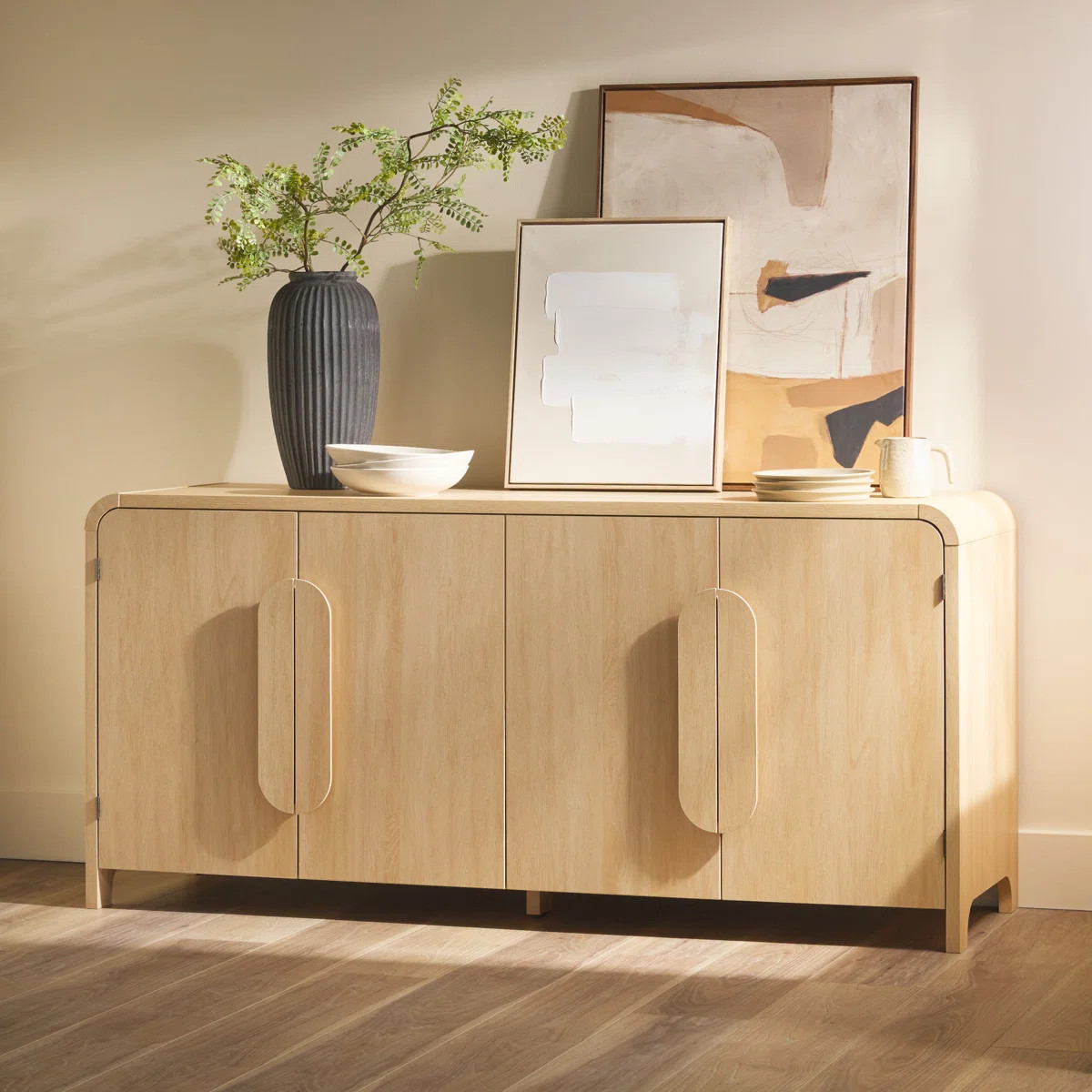 Sitarski Modern Sideboard with Rounded Edges | Wayfair North America