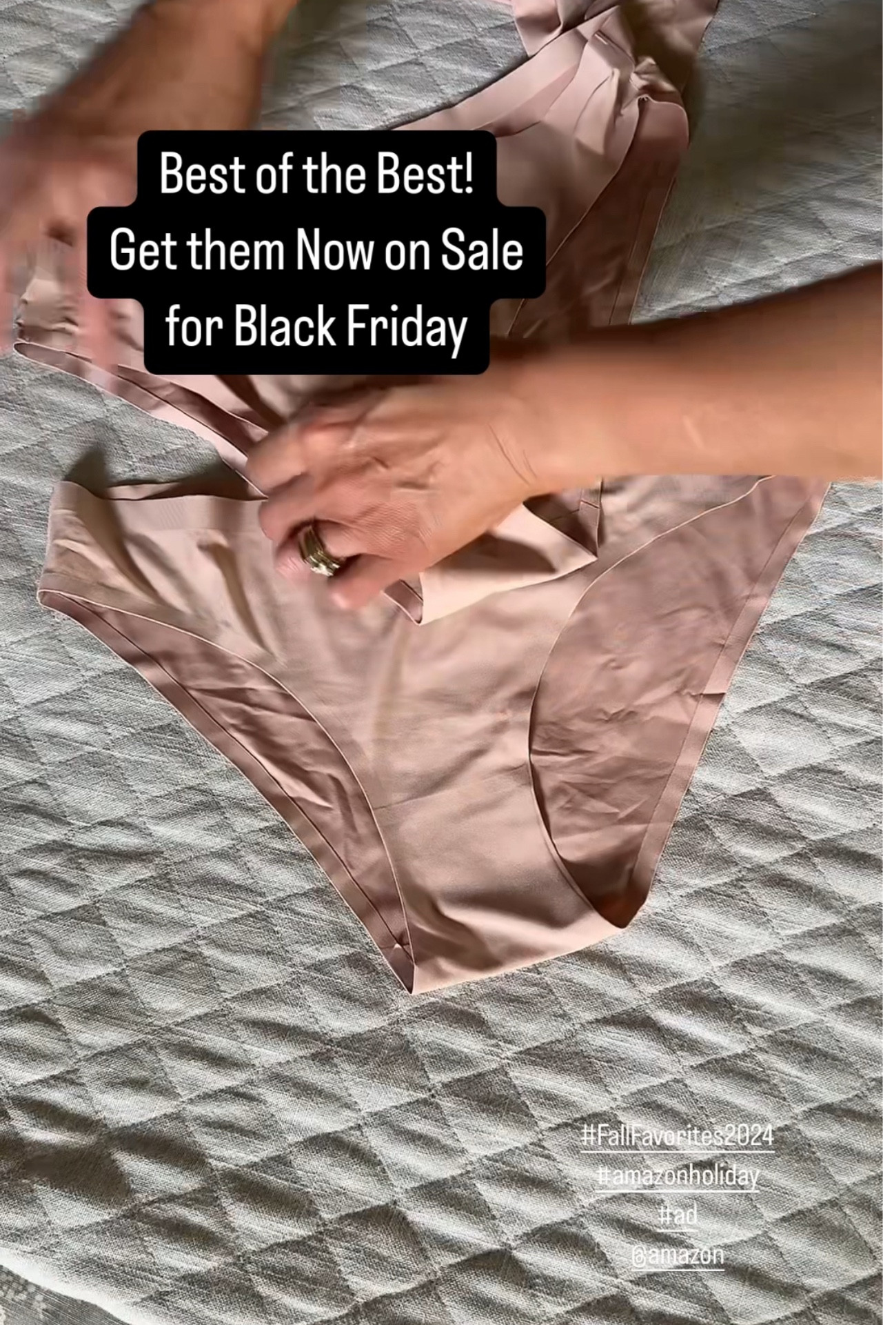 Love these underwear from Amazon! Truly one of our most purchased items and followers love them! 

#FallFavorites2024
#amazonholiday #ad

#LTKCyberWeek #LTKHoliday #LTKSaleAlert