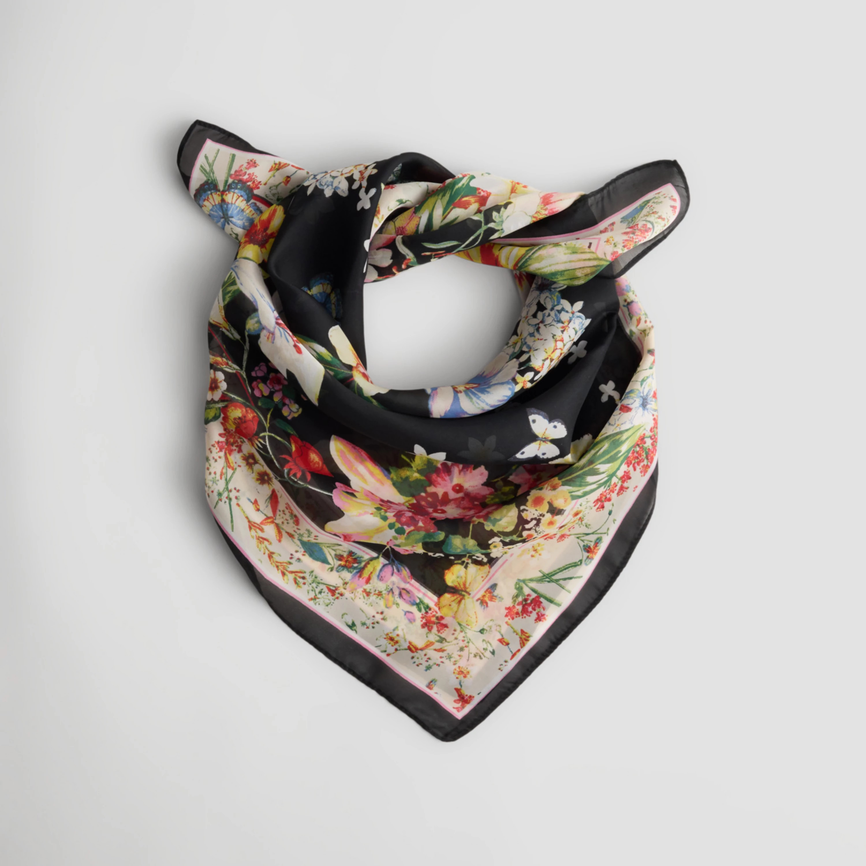 Nine West Lily Poly Satin Square Scarf | Kohl's
