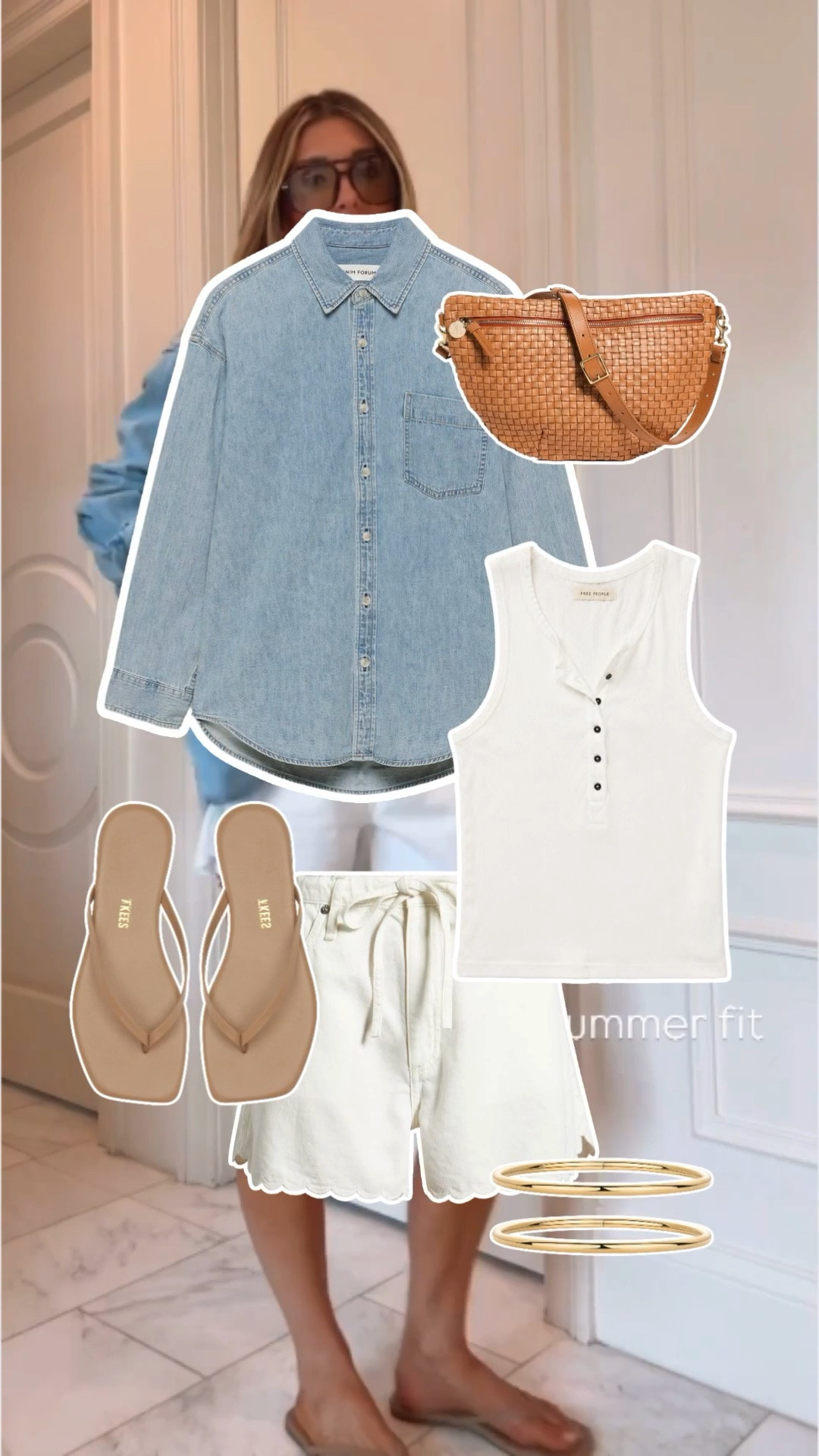 Casual summer outfit. I'm wearing size xs in bottoms and smalls on top.

#LTKsummer