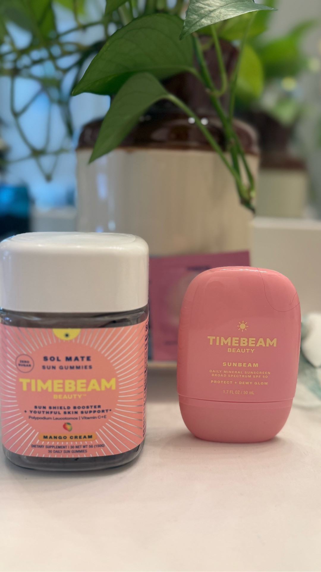 Okay but THIS is your sign to stop playing about your skin protection 👀☀️

I’ve been layering my sun care inside + outside and I’m honestly obsessed with this combo lately…

✨ Sunbeam SPF 50 = lightweight, dewy glow (no white cast, no heavy feeling)
✨ Sun Gummies = antioxidant support to help protect your skin from the inside out

We’re talking ingredients that actually matter—
• Astaxanthin + green tea = serious antioxidant power
• Vitamin C + hyaluronic acid = glow + hydration

Because protecting your skin isn’t just about sunscreen anymore… it’s about LONGEVITY 🤍

This has officially become part of my daily routine, especially living that beach life ☀️🌊

I linked everything in my LTK so you can check it out + shop directly 🤍

@timebeambeauty

#timebeambeauty #skinlongevity #sunlongevity #dailyspf #spf50 #insideoutsideprotection #clinicalskincare
#ad #gifted #timebeampartner

#LTKBeauty #LTKgrwm #LTKActive