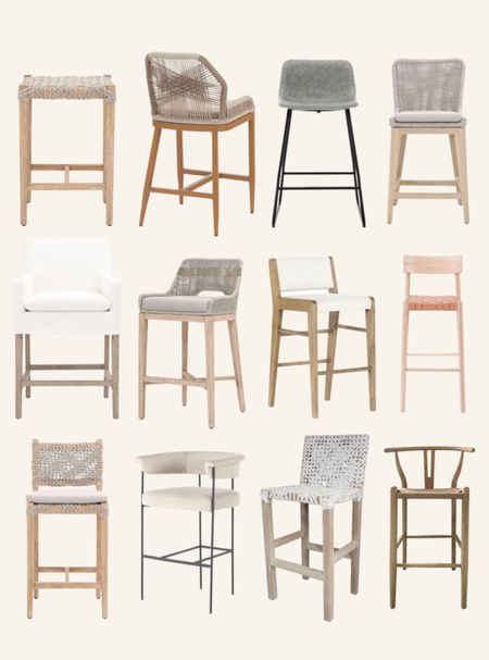 Bar and counter stools (the ones I bought are included here too). More options below!

#LTKhome
