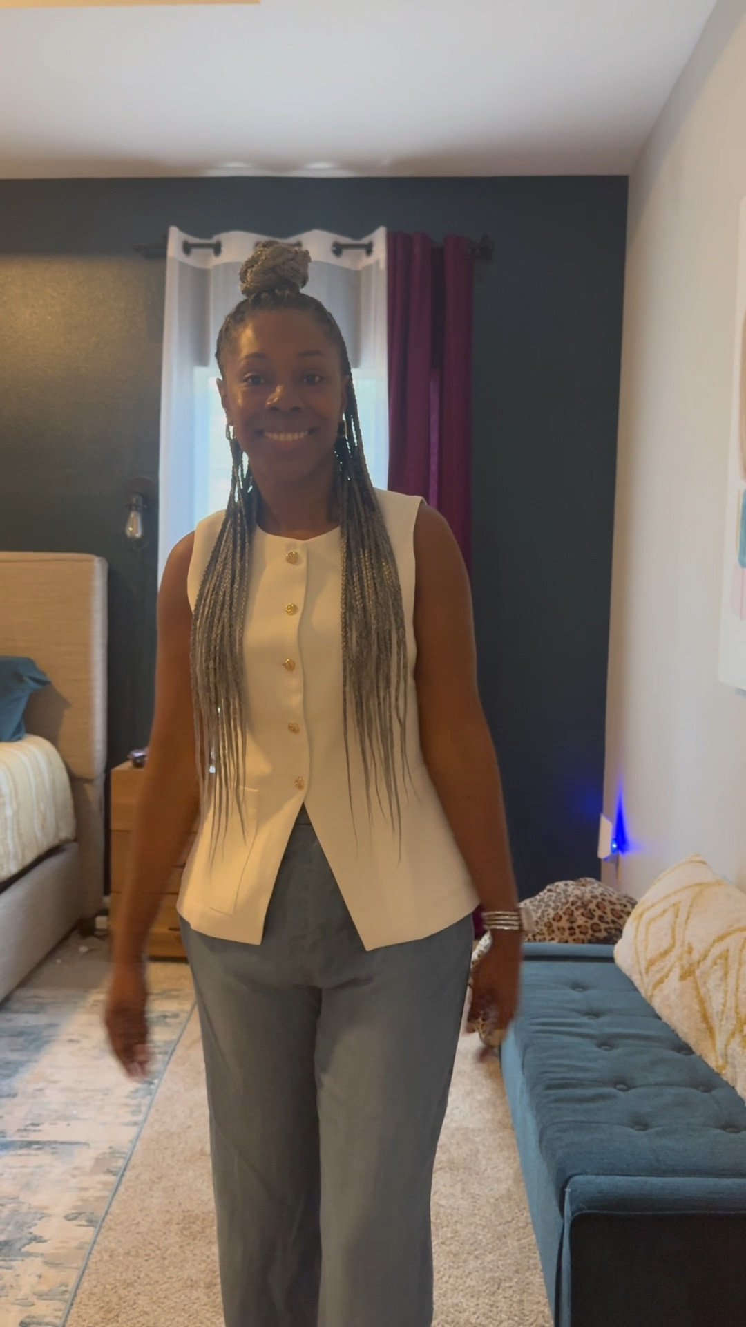 Something about this vest just does something to me.  It’s a look that keeps on giving. And I’m not mad about it. I’m always the over dressed one but this helps make it easy when going out with friends. 

#LTKAmazon #LTKExpress #RheaAligned

#LTKWorkwear #LTKStyleTip #LTKFindsUnder50