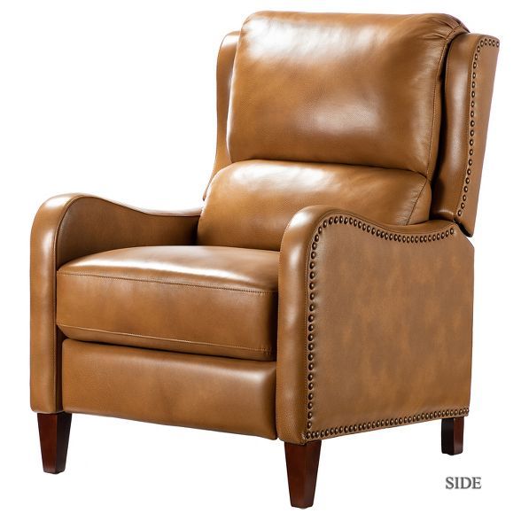 Jade Genuine Leather Cigar Chair Recliner | Karat Home | Target