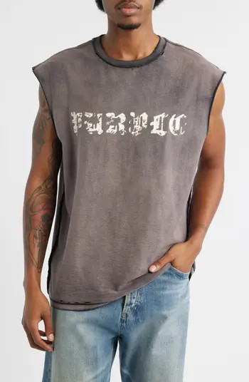 Sleeveless Cotton Graphic T-Shirt | Nordstrom