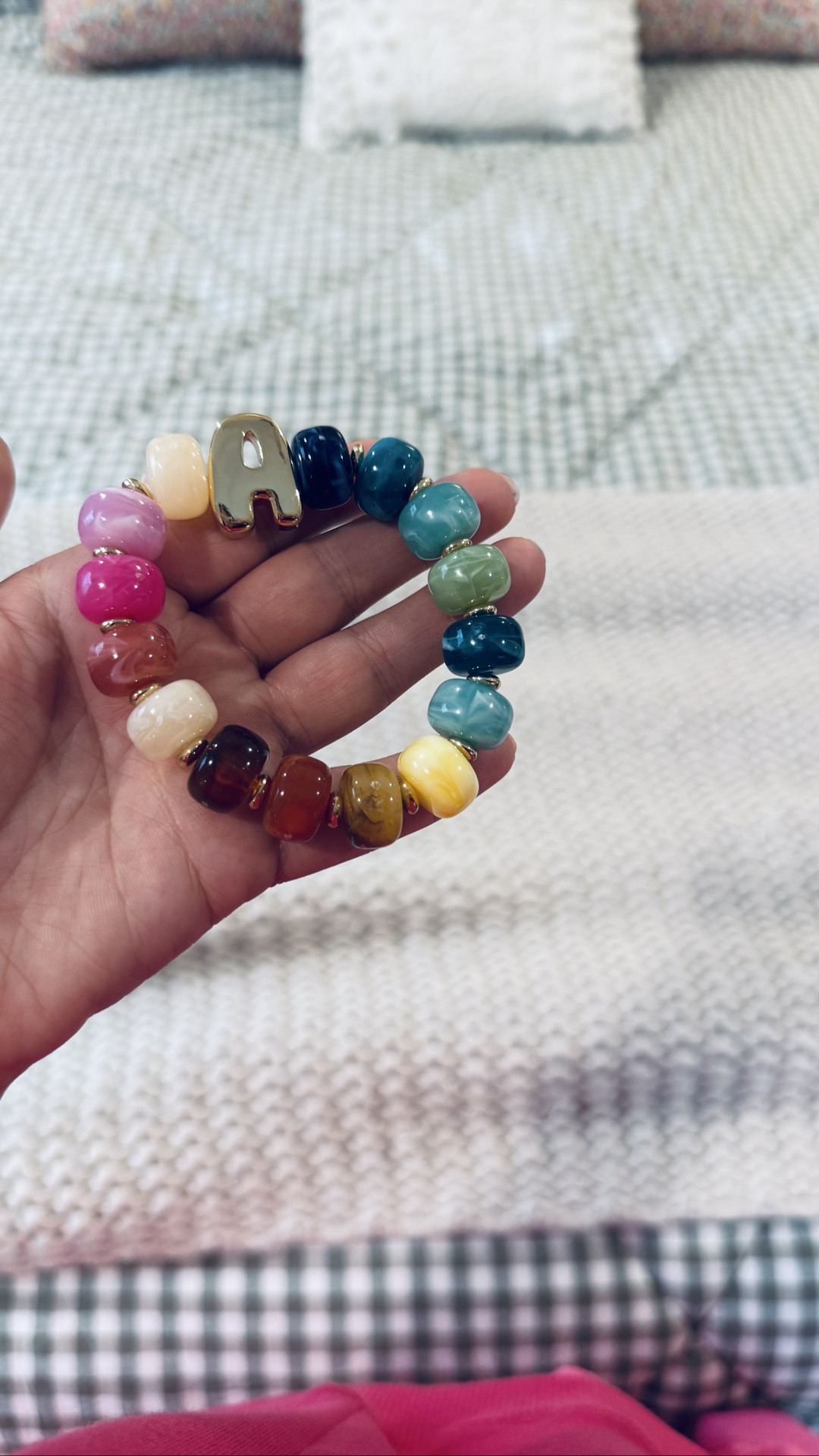 The accessory that goes with everything 🌈✨ Because this bracelet has so many fun colors, it pairs with just about any outfit & adds the perfect pop of color! I love that you can personalize it with your initial, too. 💕 Such a fun piece for summer! 

 #LTKootd #LTKSeasonal #LTKSaleAlert