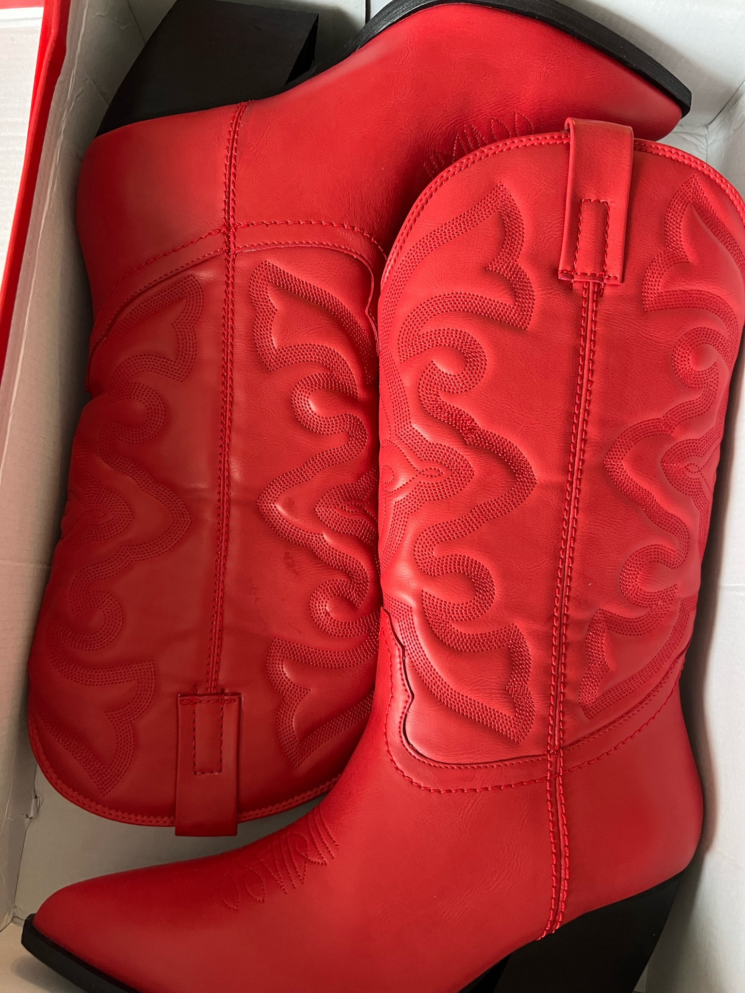 your sign to buy yourself some red boots!!! 