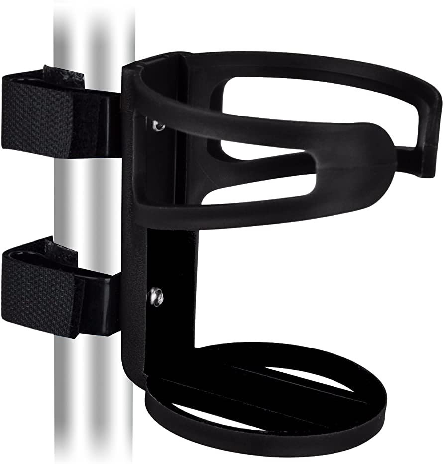 Universal Cup Holder for Walkers, No Screws Required Adjustable for Most Kind Stroller, Walker, W... | Amazon (US)
