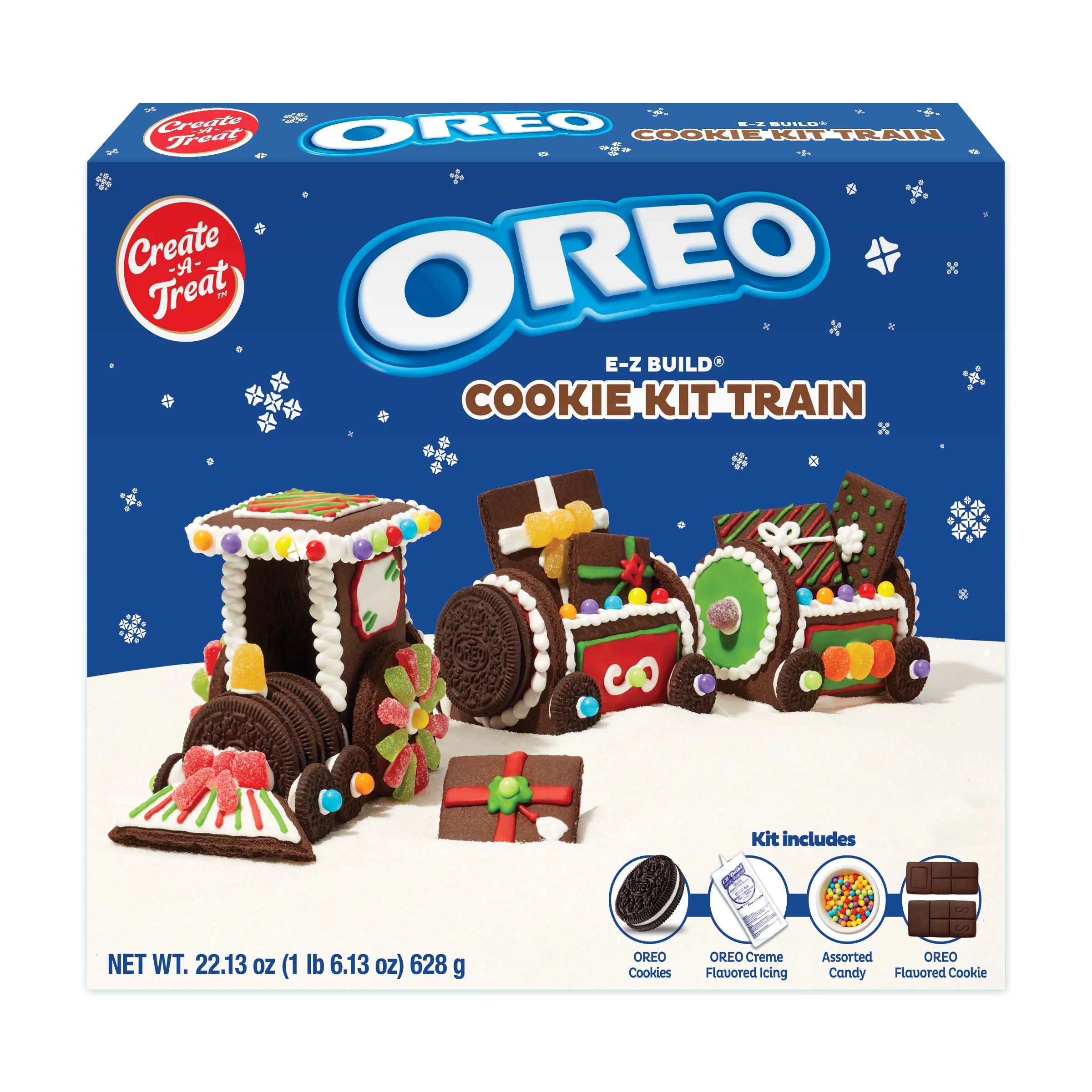 Create a Treat, OREO E-Z Build Chocolate Cookie Train, 22.13 oz, Medium Size, Baked (Shelf Stable... | Walmart (US)