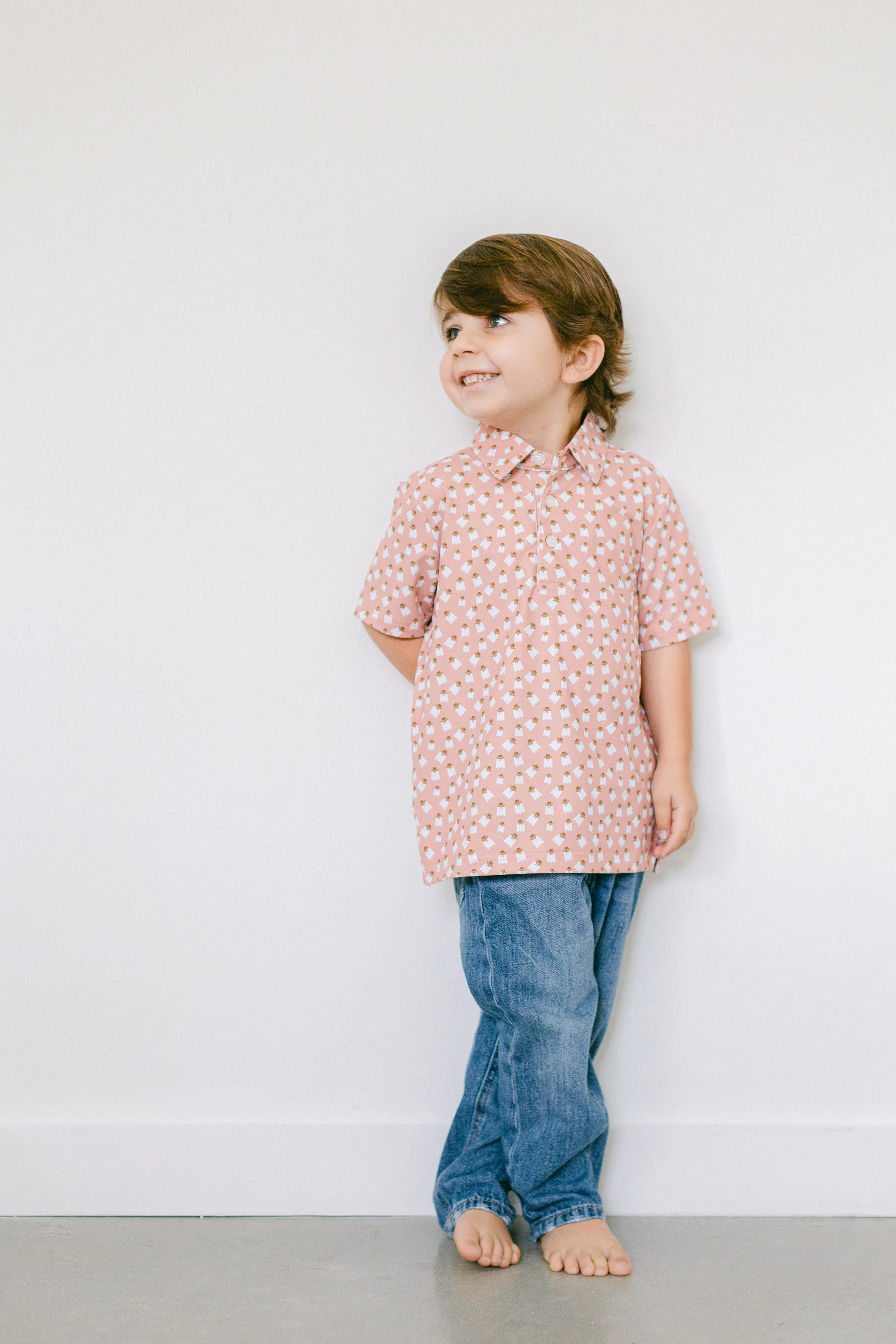 Rodeo Ghost Boys' Polo | Poppy Kids Co
