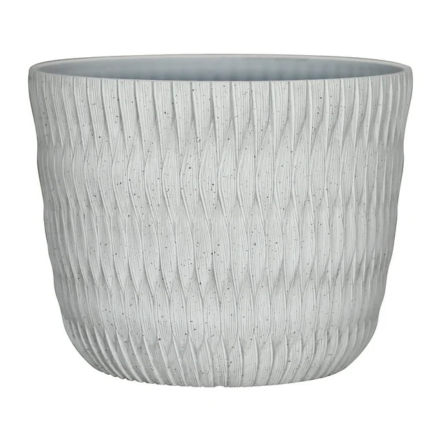 Better Homes & Gardens Carly White Resin Planter, 15.9in x 15.9in x 12.5in | Walmart (US)