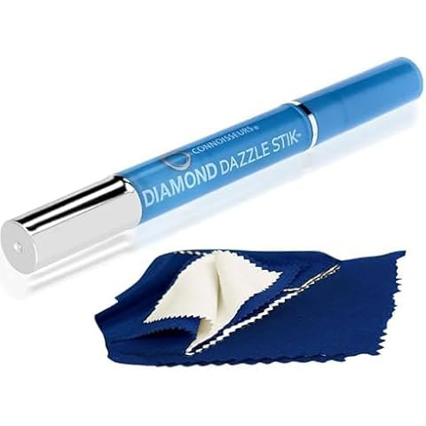 CONNOISSEURS Diamond Dazzle Stik - Portable Diamond Cleaner for Rings and Other Jewelry - Bring O... | Amazon (US)