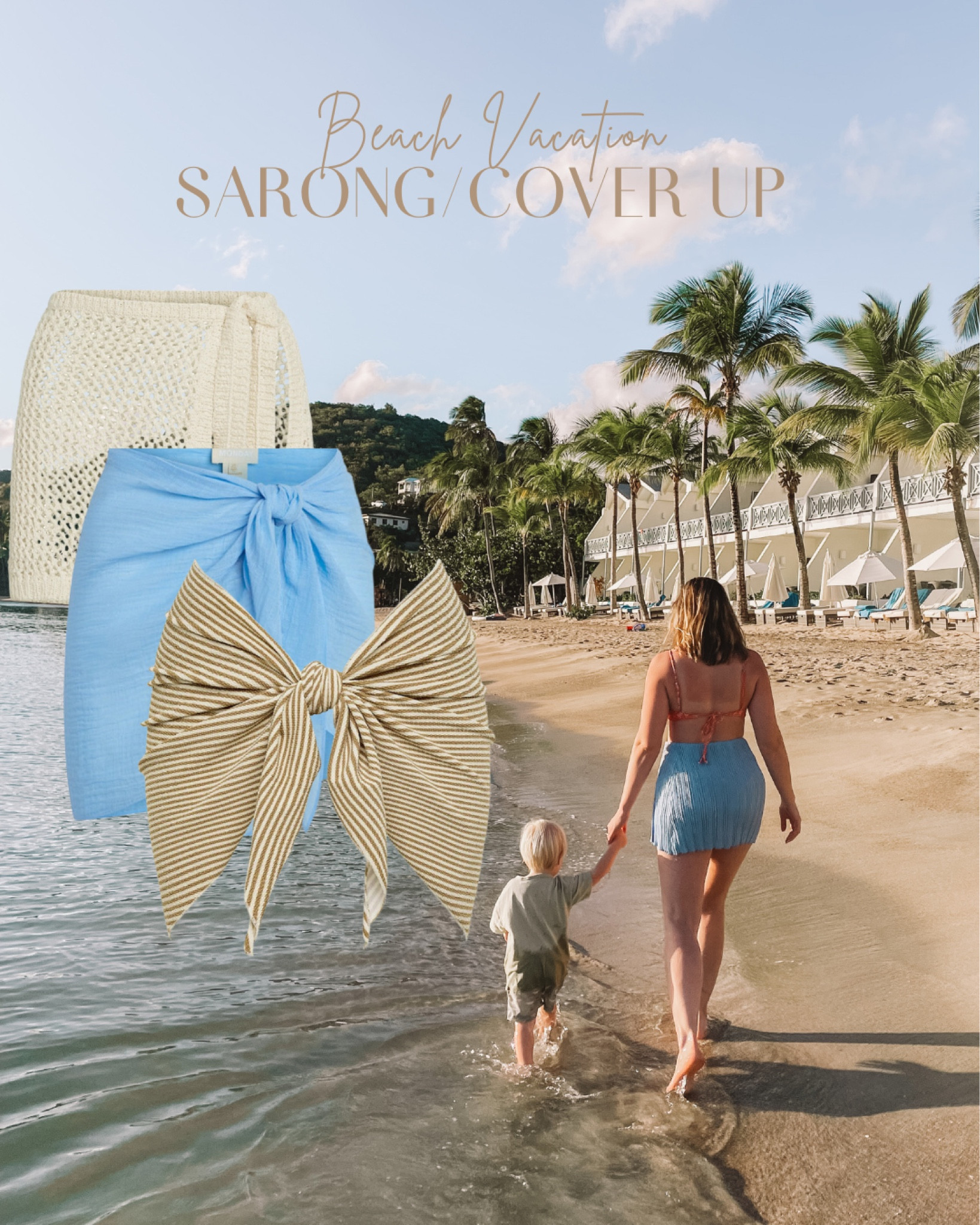 Just back from Antigua! We spent our days soaking up the sun and playing on the beach. And can I just say, a sarong is a MUST-HAVE for any beach vacation! It's perfect for a quick cover-up when you want to grab lunch or cocktails, or just walk the beach endlessly with my two year old. Trust me, you won't regret packing one (or two!) in your beach bag.

The one I’m wearing here is from LSPACE but I have several from Montce and Monday Swimwear that I love. 

#LTKSwim #LTKTravel #LTKStyleTip
