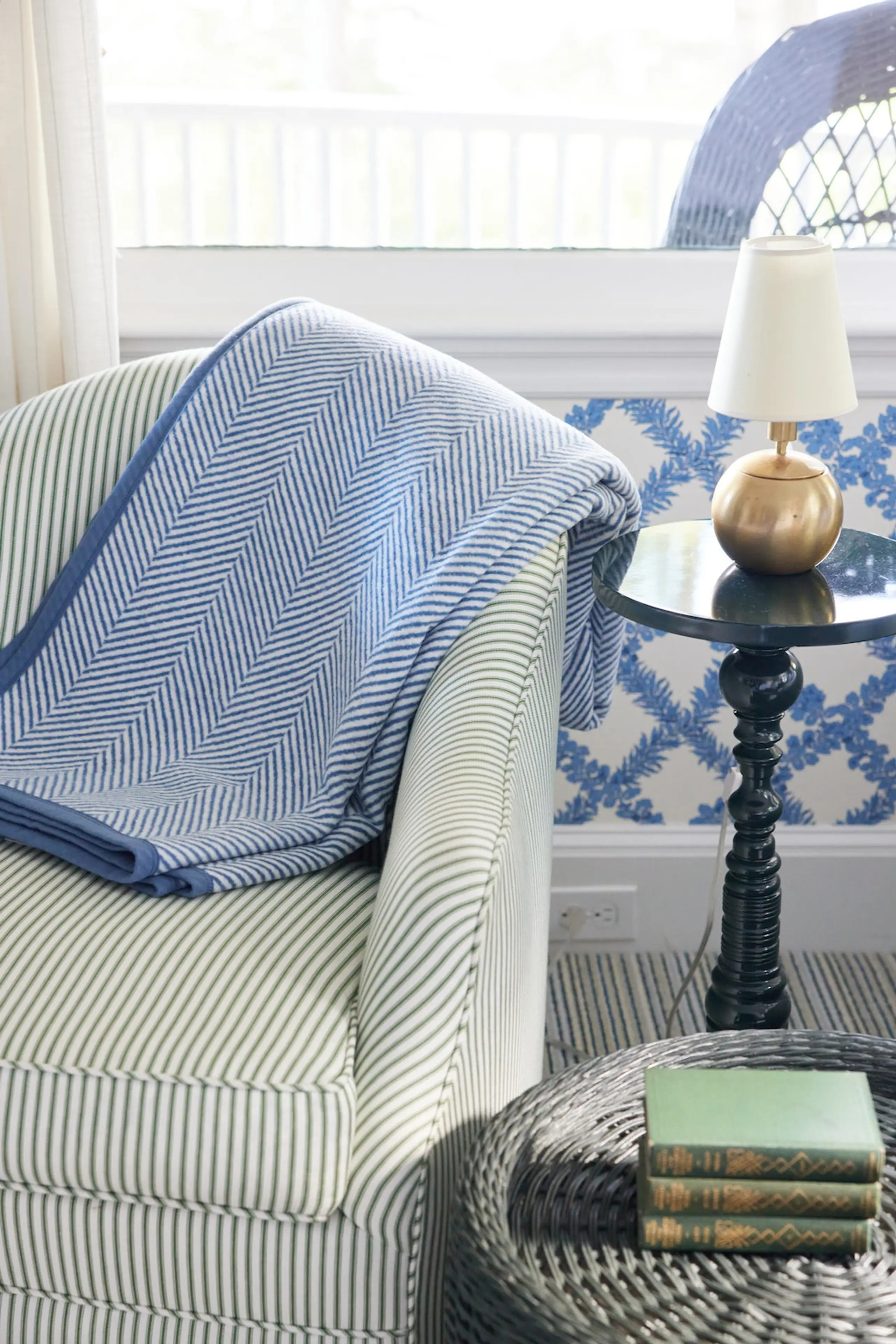 Harborview Herringbone Dune Throw Blanket | ChappyWrap | ChappyWrap