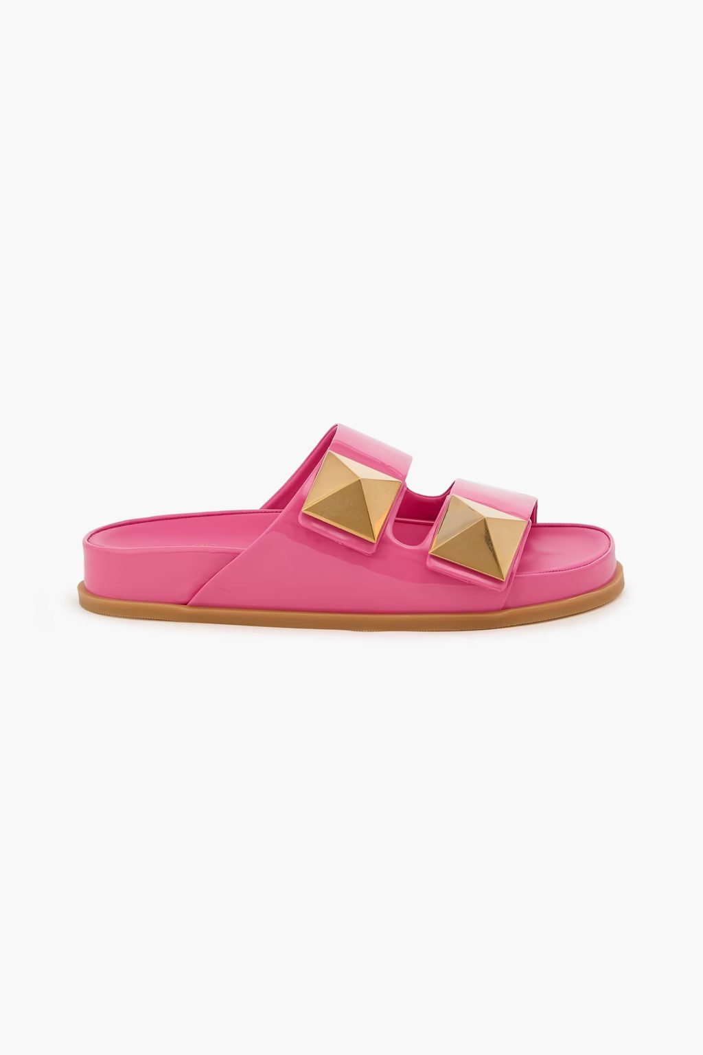 Roman Stud patent-leather sandals | The Outnet (US and CA)