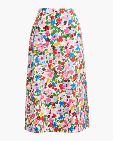 Colorful floral linen midi skirt 

#LTKSaleAlert #LTKSeasonal