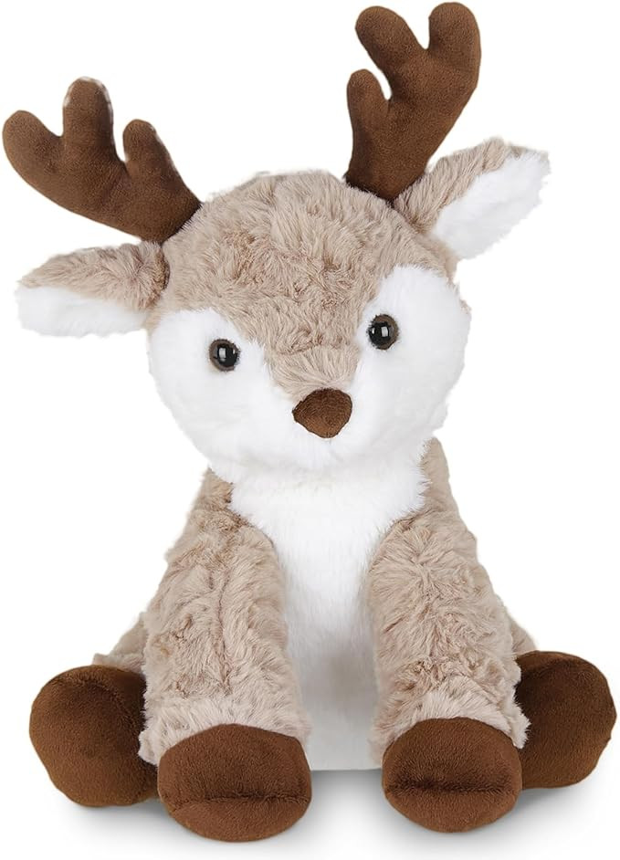 Bearington Reiny Christmas Reindeer Stuffed Animal - 11.5" Soft Christmas Reindeer Plush Toy with... | Amazon (US)