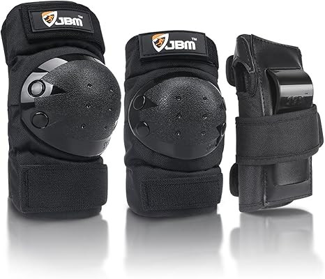 JBM Adult & Kids Knee Pads Elbow Pads and Wrist Guards for Inline Skating, Roller Skating, Skateb... | Amazon (US)