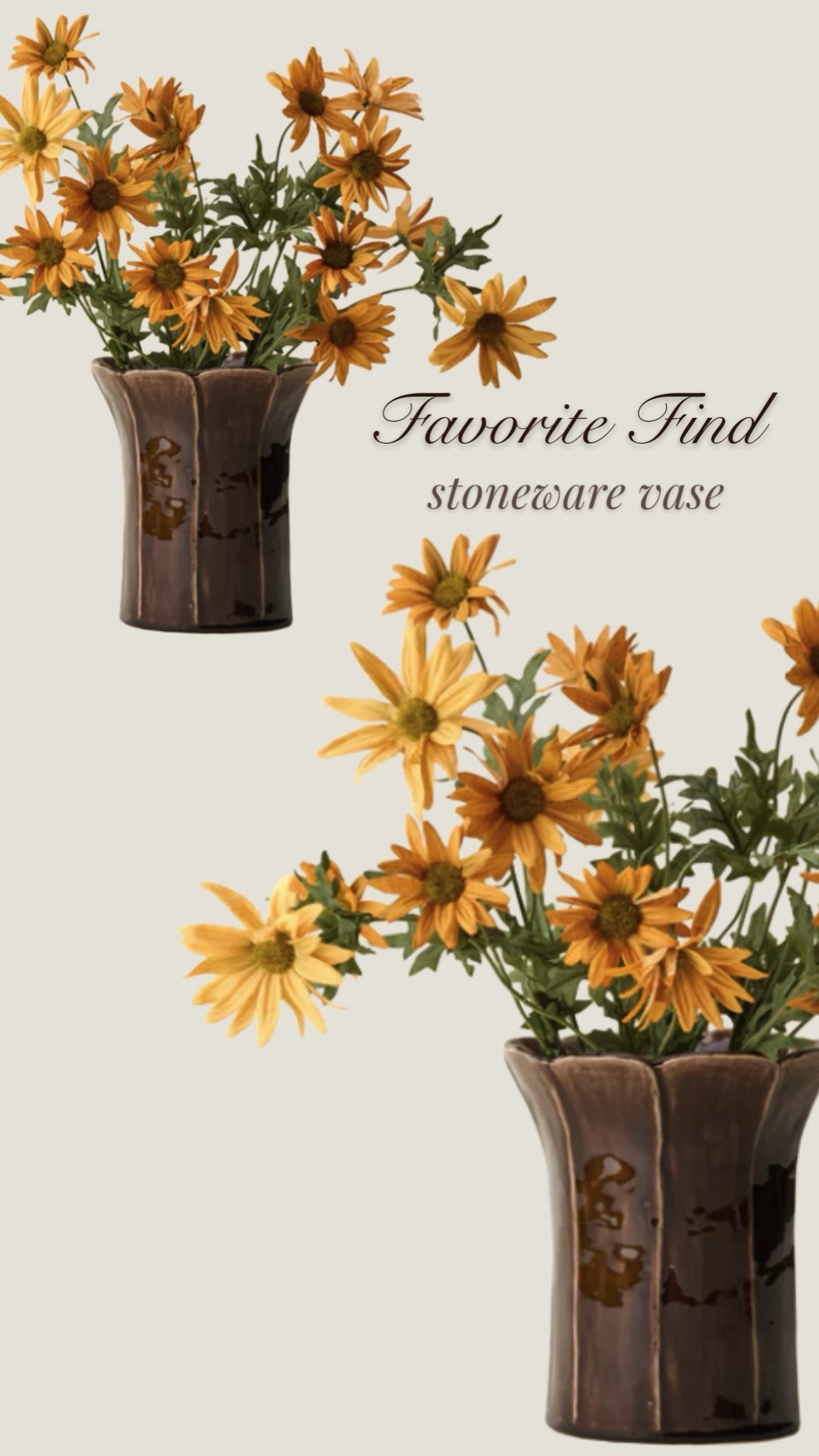 This stoneware vase is an absolute stunner! Fill it with seasonal faux florals for the perfect fall centerpiece. fall decor, autumn, florals, flower arrangement, plant, plants, home decor, modern organic, modern farmhouse, cottage, cozy decor, living room, family room, entryway, dining room, breakfast nook, kitchen, bedroom, guest room, home office #LTKStyleTip
#LTKHome#LTKSeasonal