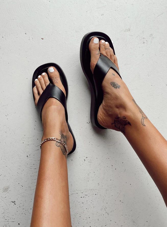 Tampa Sandals Black | Princess Polly US