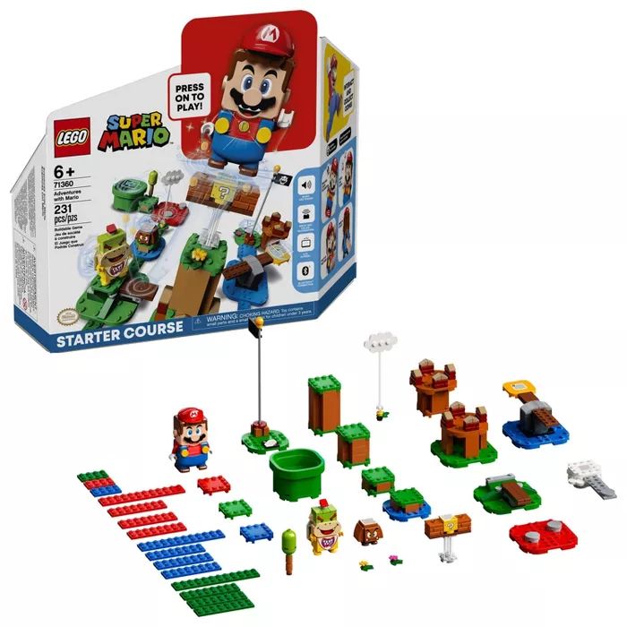 LEGO Super Mario Adventures with Mario Starter Course Building Kit Collectible 71360 | Target
