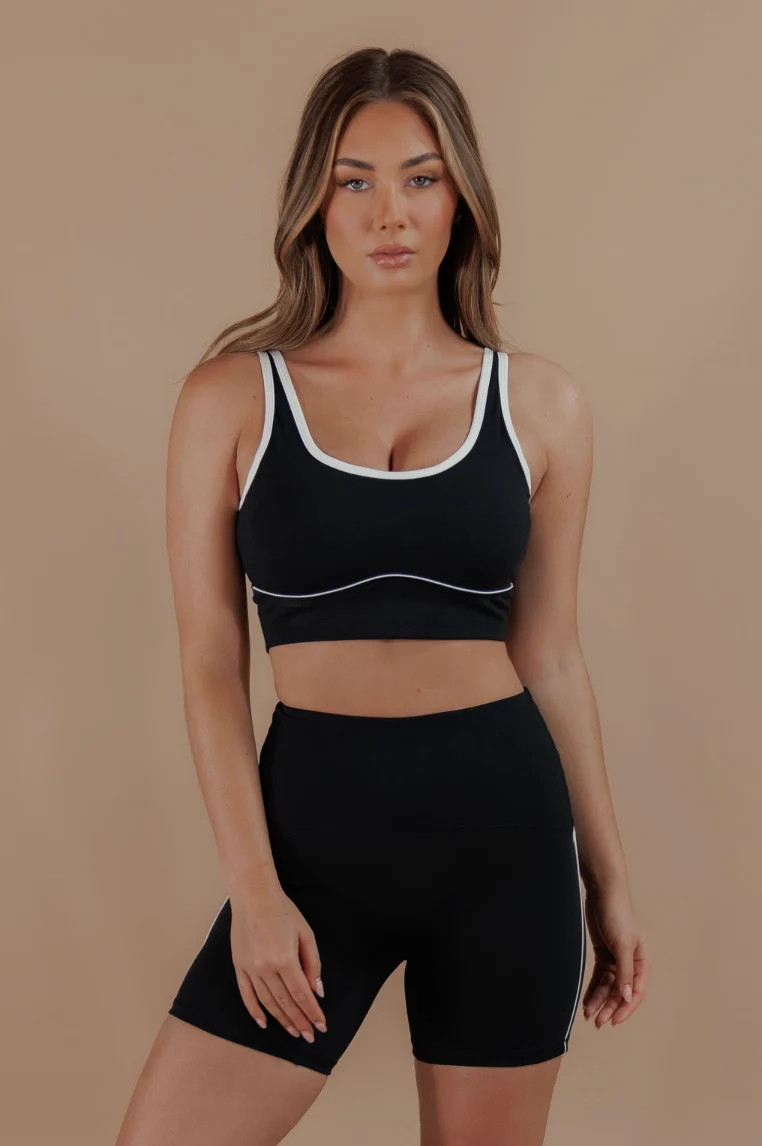 Brushed Power Piped Bra | Salt Project