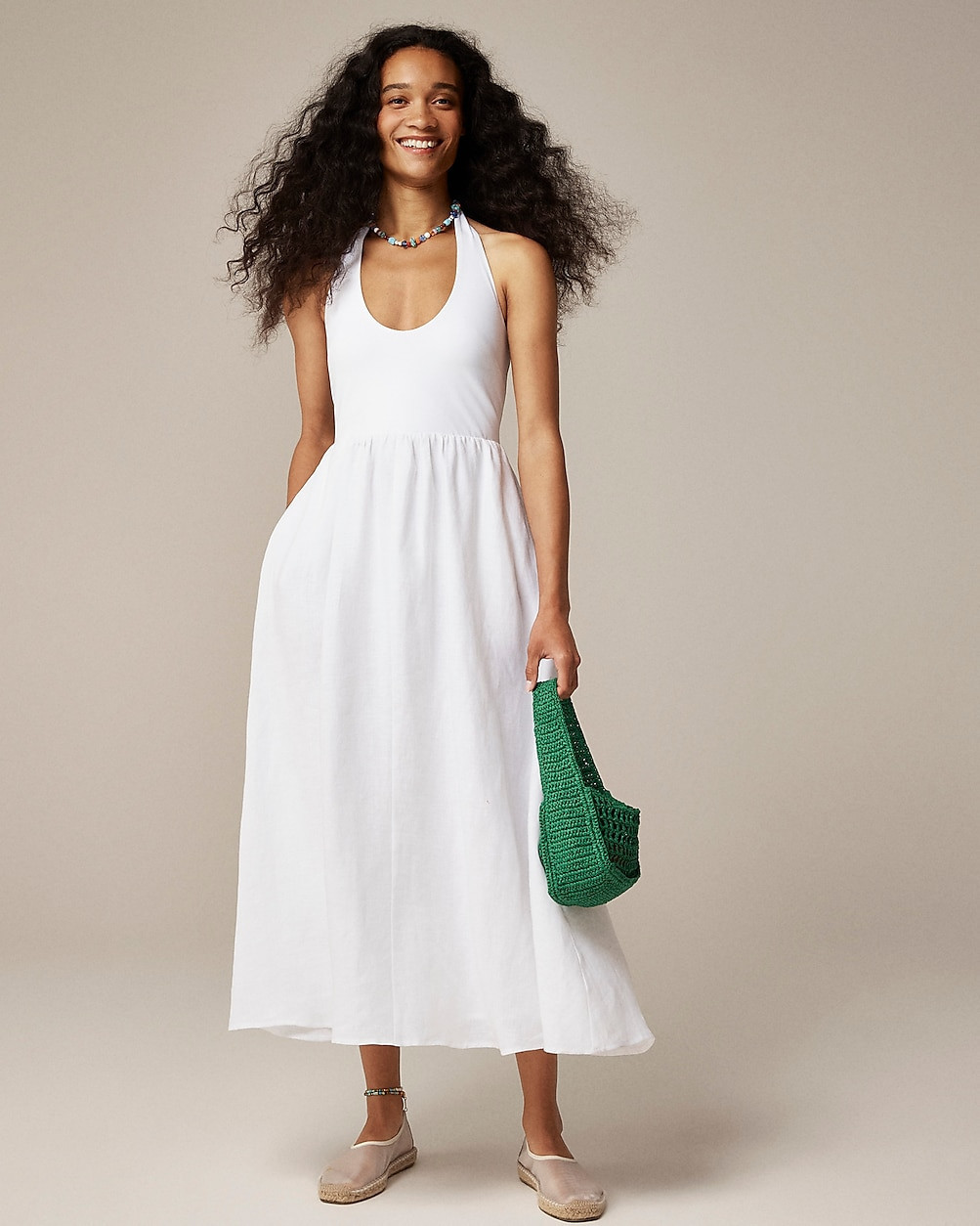 Halter mixy dress | J. Crew US