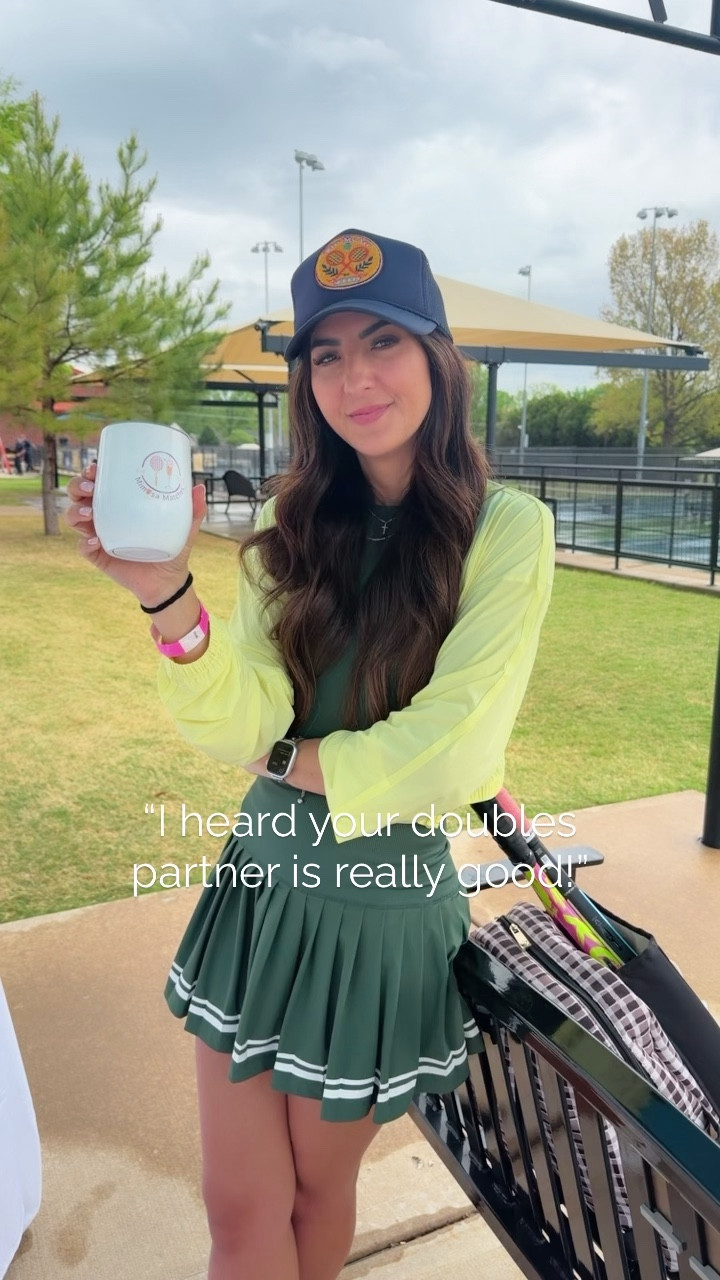Wilson tennis doubles partner set. Matching sets. Masters green  

#LTKmomlife #LTKActive #LTKdayinmylife