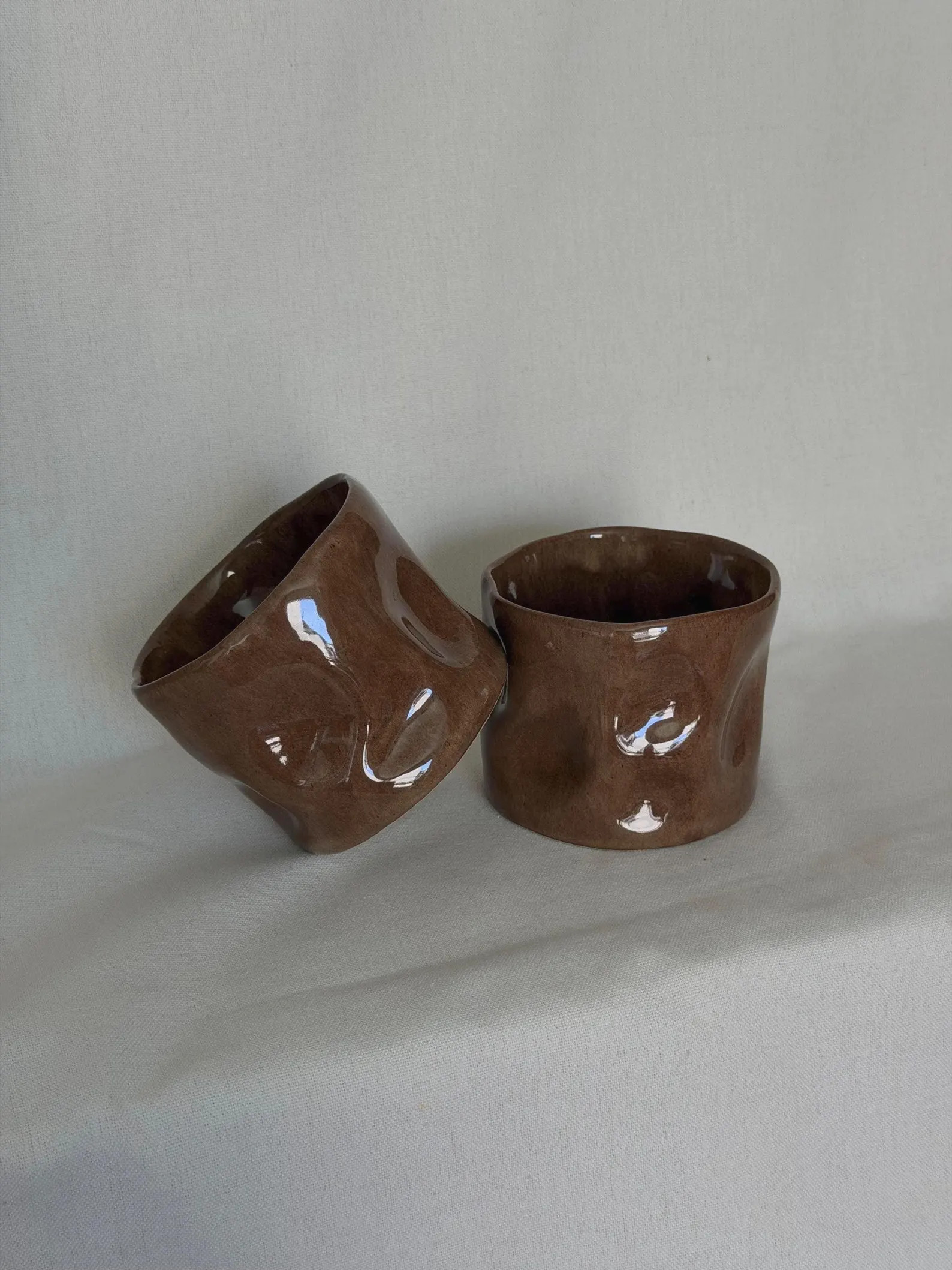 Handmade Ceramic Coffee Cup, 330ml (11 oz) Mug, Crush Gloss Glaze, Handbuilt Artisan Pottery Drin... | Etsy (Global)