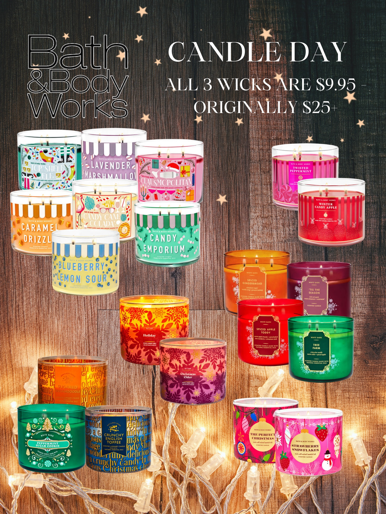 bath&body works キャンドル 8個セット BATH & BODY WORKS SUMMER SCENTS 3 WICK CANDLE 14.5 OZ - CHOOSE