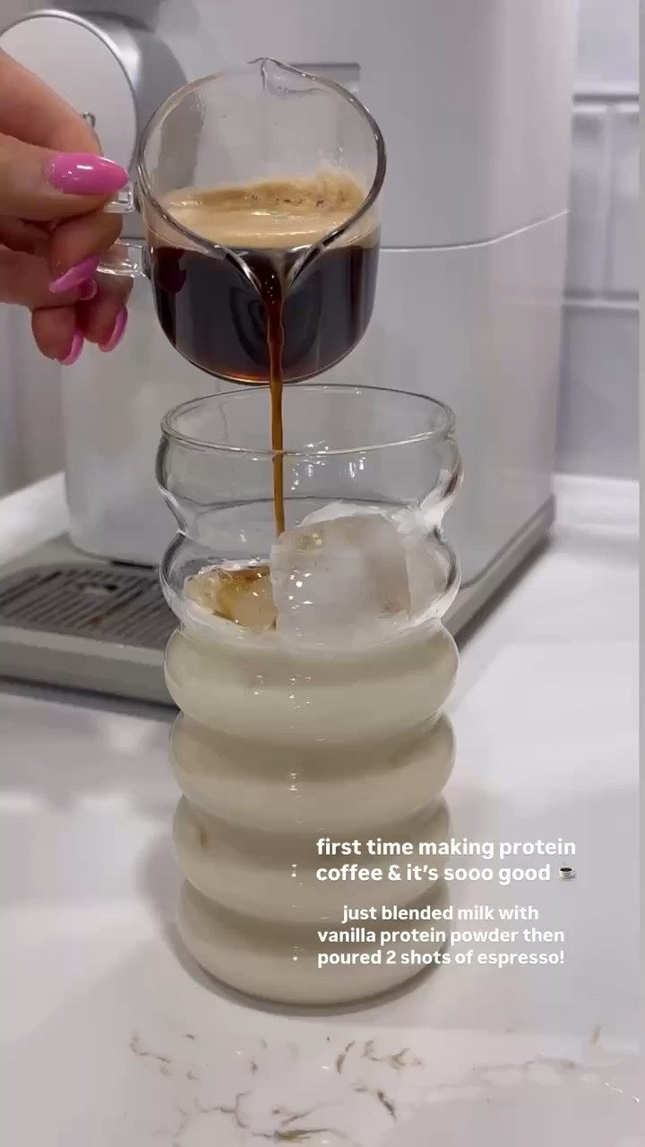 Protein latte moment ☕️ linking my espresso glasses, glass cups, and straws🥰



Kitchen, coffee bar, must haves, needs, Amazon home, Amazon kitchen, espresso pour, sidneymarieduke 

#LTKHome