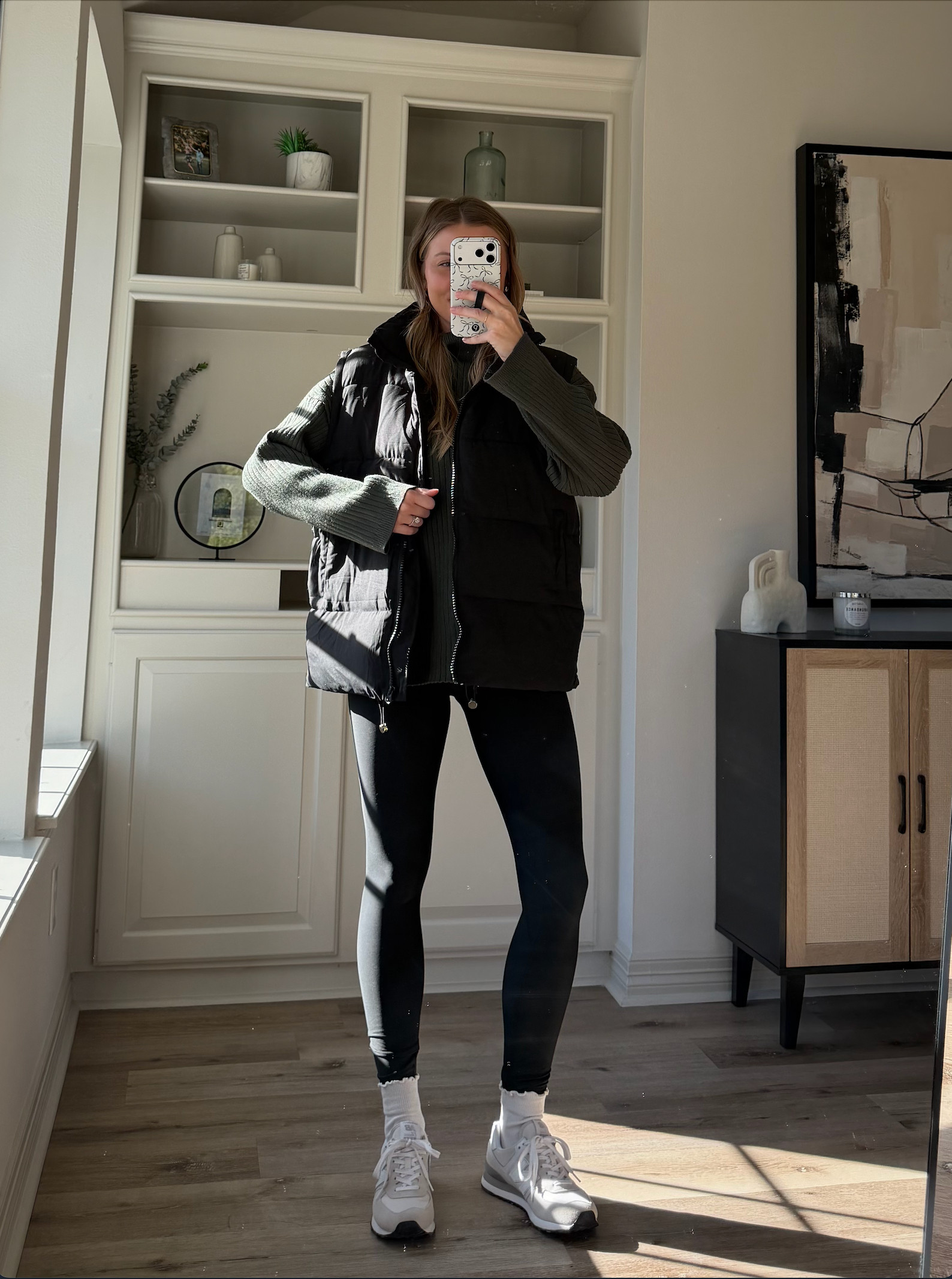 Cozy leggings outfit for winter! Size S in the leggings and M in turtleneck from a set.  

 #LTKmomlife #LTKSeasonal