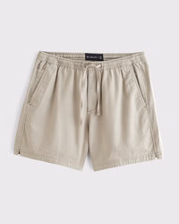 Cotton-Blend Pull-On Short | Abercrombie & Fitch (US)