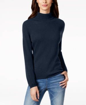 Charter Club Petite Cashmere Turtleneck Sweater, Created for Macy's | Macys (US)