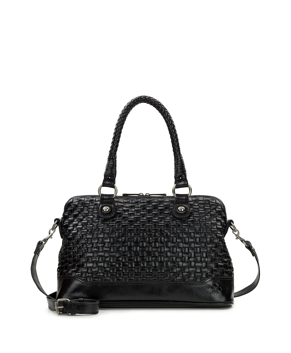 Augusta Satchel - Discovery Collection — Vintage Distressed Woven Leather | Patricia Nash Designs