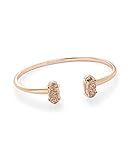 Kendra Scott Edie Cuff Bracelet for Women, Fashion Jewelry, 14k Rose Gold-Plated, Rose Gold Drusy | Amazon (US)