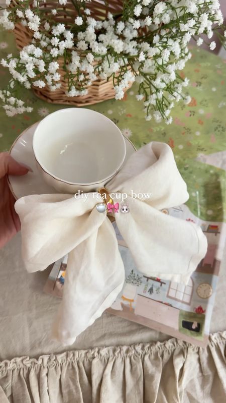DIY Tea Cup Bow for your tablsecape

#LTKstyletip #LTKparties #LTKhome