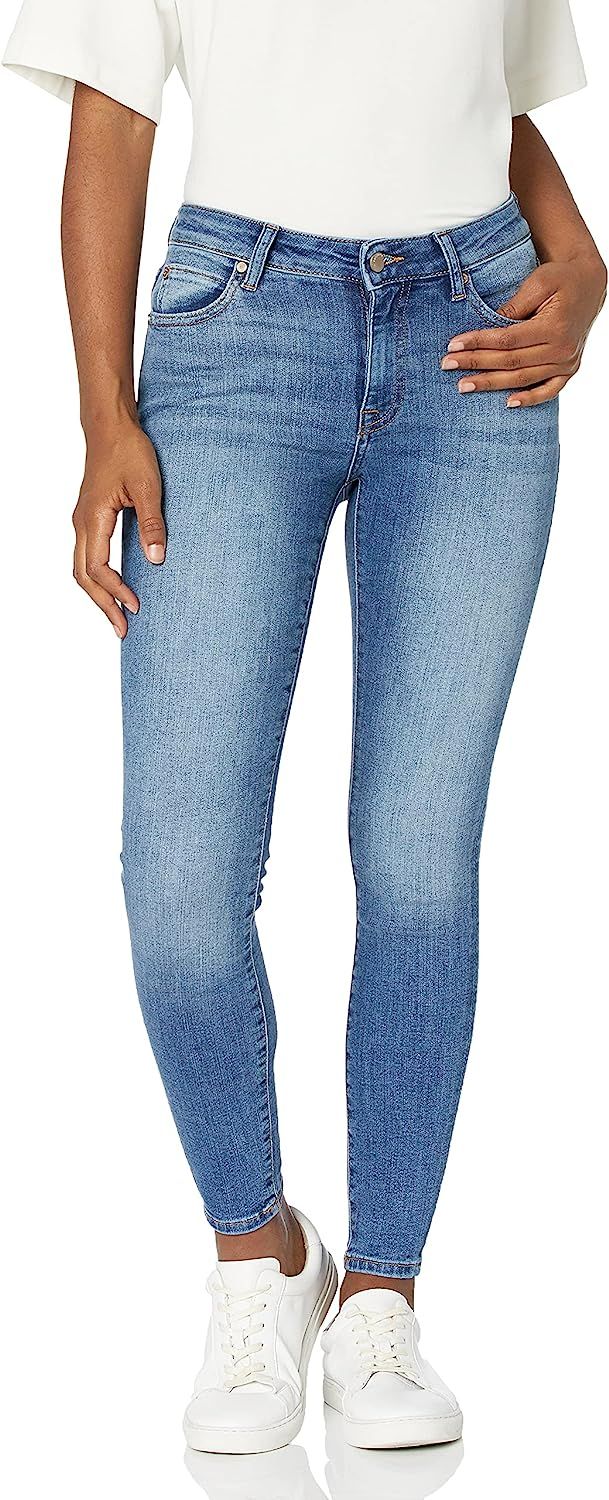 The Drop Women's Venice Mid-Rise Ankle Skinny Jean | Amazon (US)