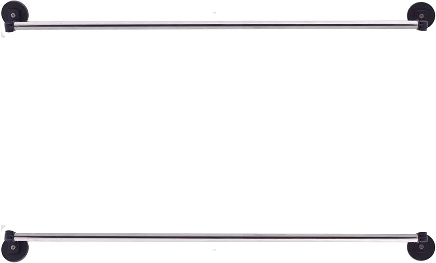 YYST Type A 16"-39.5" Magnetic Curtain Rod for Metal Door,Magnetic Window Café Curtain Rod, Fren... | Amazon (US)