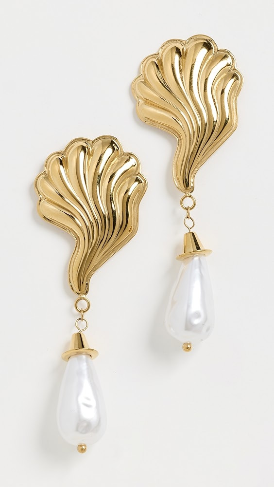 Galley Los Angeles The Ericha Pearl Drop Earrings | Shopbop | Shopbop