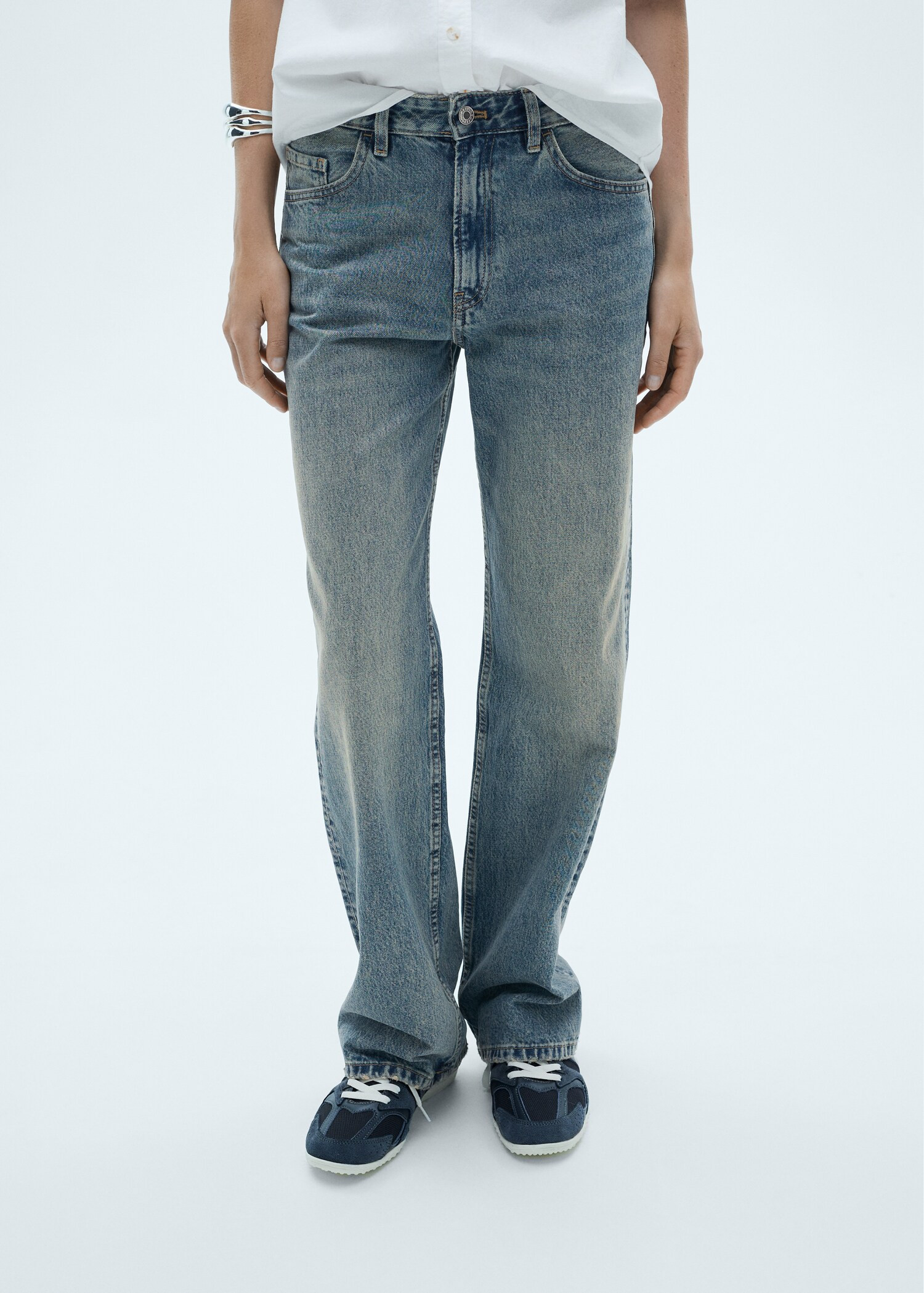 Miami medium-rise straight-fit jeans - Women | MANGO USA | Mango (US/MX/AU)