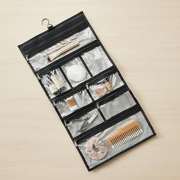 The Container Store Foldable Hanging Toiletry Organizer | The Container Store