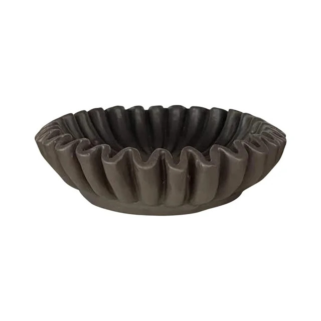 KIHOUT New Deals Ruffled Decorative Bowl - Living Room Design Coffee Table Bookshelf And Console ... | Walmart (US)