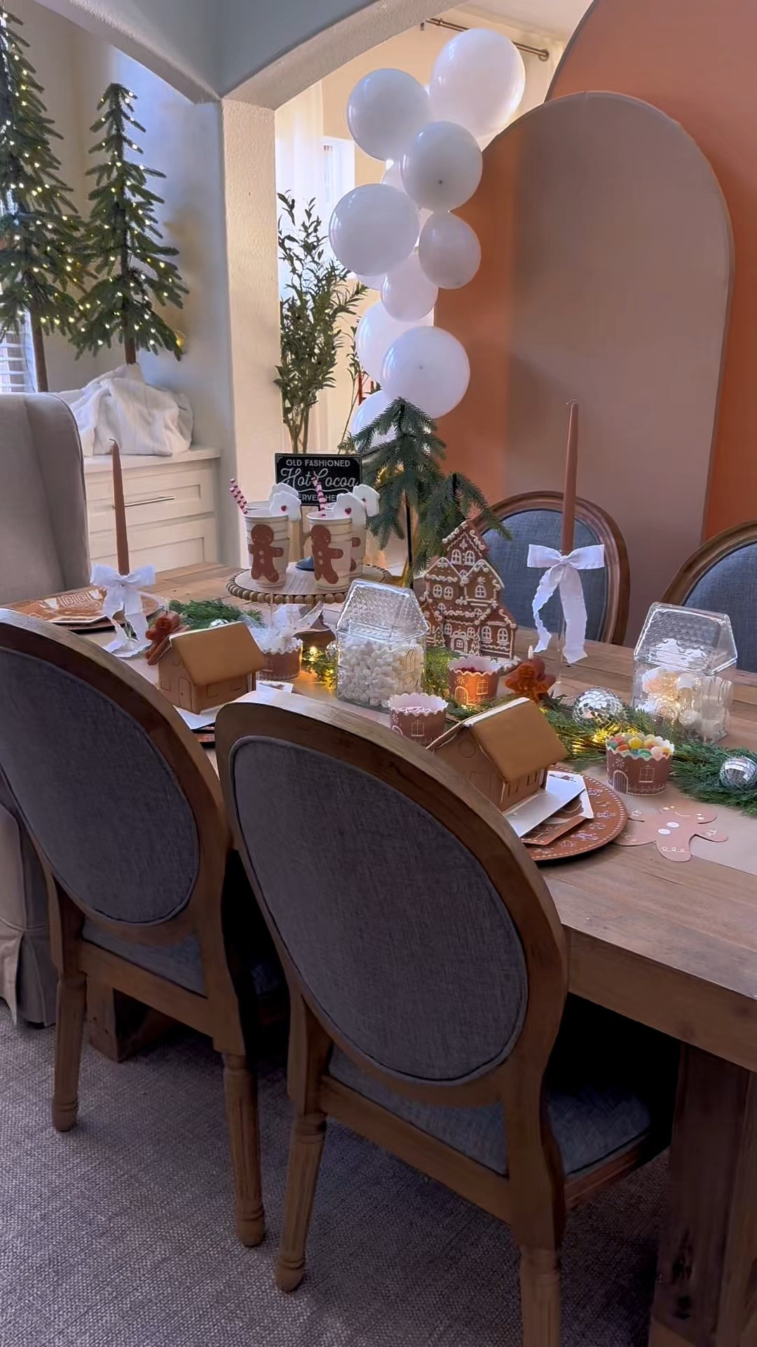 let’s setup for a gingerbread decorating party! 
Gingerbread theme - gingerbread tablescape - gingerbread decorating - gingerbread house #LTKVideo #LTKParties

#LTKSeasonal #LTKHoliday #LTKHome