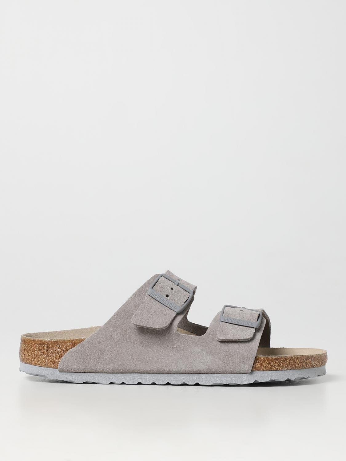 Sandals BIRKENSTOCK Men colour Dove Grey | Giglio.com - Global Italian fashion boutique