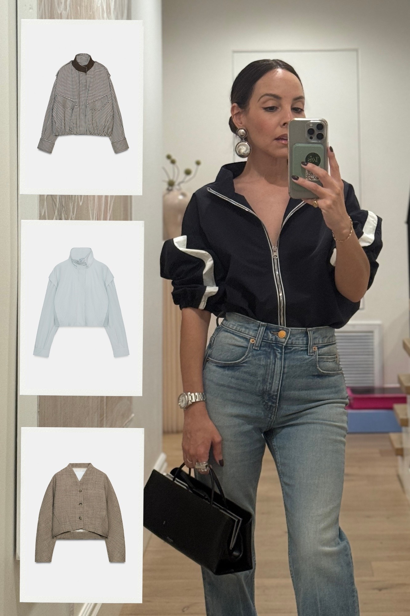 A cropped, fun jacket that instantly pulls the whole look together ✨ the kind of piece you throw on and suddenly feel put together—even if you weren’t trying 

#LTKSeasonal #LTKPetite #LTKootd