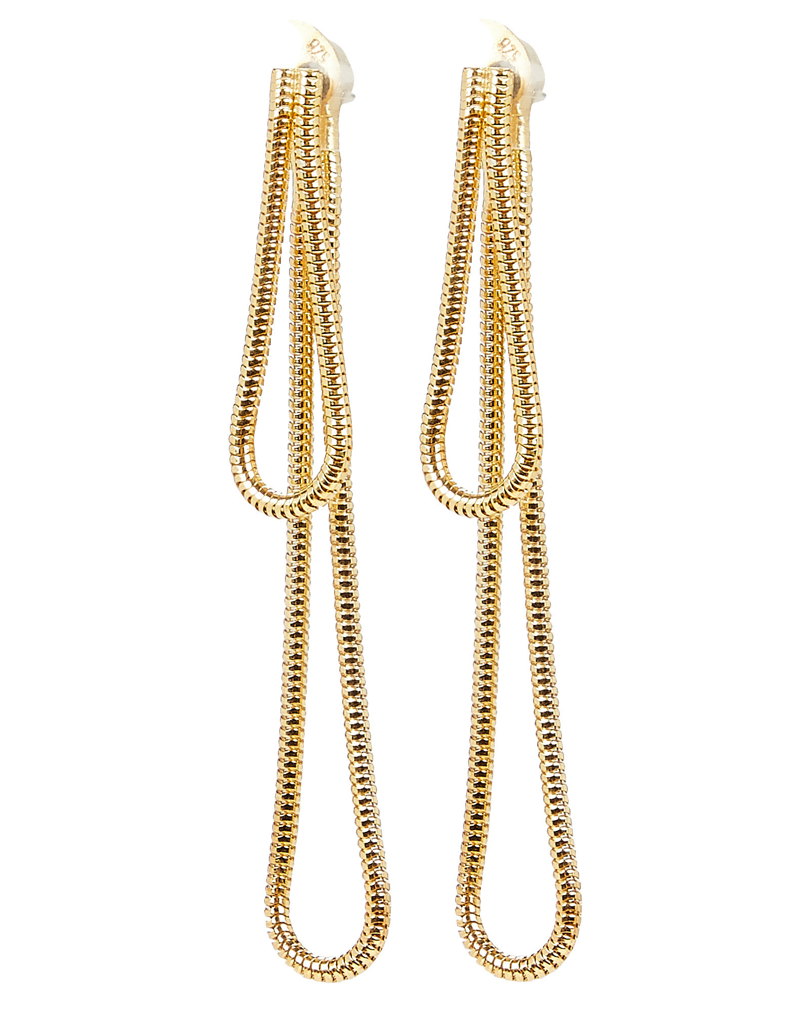Melodia Loop Linear Earrings | INTERMIX