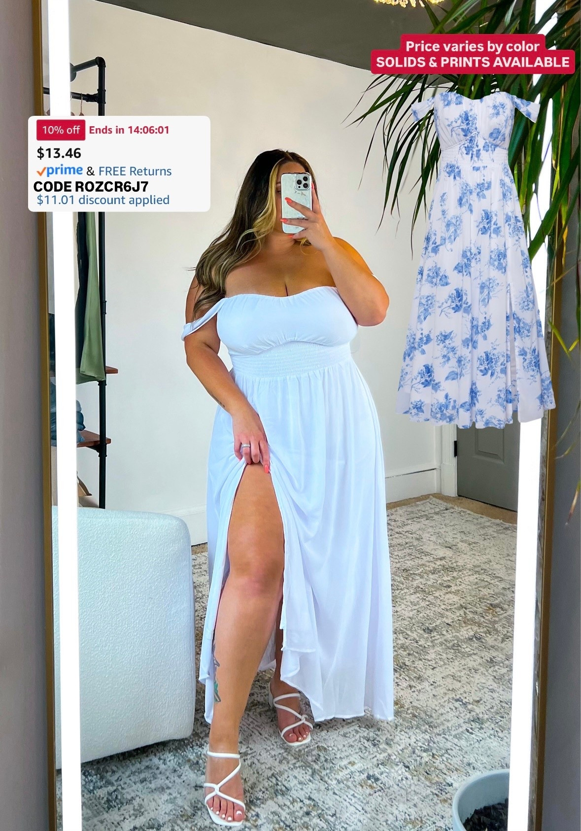 My sizing: 14-16 / 38J 

Dress shown in size XL 

Promo codes are entered are on the check out screen where you select payment method. 

Codes & coupons only work for a limited time! If you get an error, it may have maxed the color/size you selected.. so try another one. Sometimes it helps to check out one item at a time! 

SCREENSHOT TO EASILY COPY/PASTE PROMO CODE AT CHECKOUT! 

#LTKMidsize #LTKSaleAlert #LTKootd