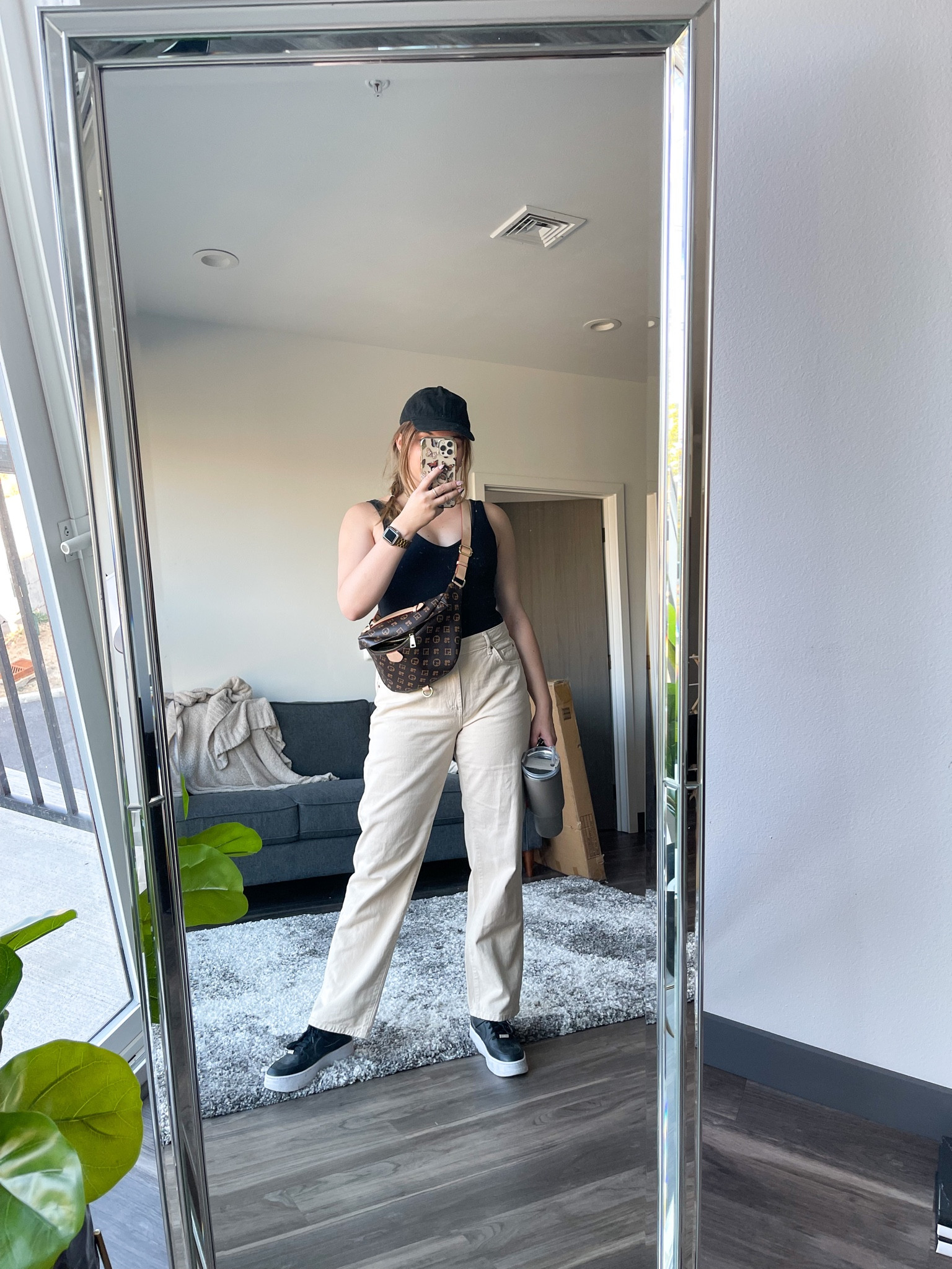 Casual outfit idea for happy hour! Featuring wide leg jeans from Urban Outfitters 

I’m wearing a M bodysuit, size 31 jeans and size 9 sneakers 

#LTKSeasonal #LTKstyletip #LTKunder100